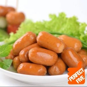 Perfect Five Chicken Cheese Cocktail Sausage 五佳 芝士小香肠 (200g) Min 3 Pkt Frozen / Steamboat
