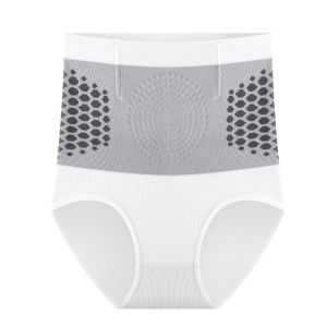 Calorie-Burning Shaping Underwear Seamless High-Waist Abdominal Control Butt Lifting Panty Large Size Women Body Shaper