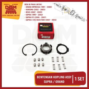 Bentengan Kopling Assy Grand (KAGAWA) Cage Bosh Clutch Peloran Rumah Ganda Honda Supra X Karisma