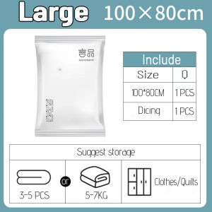 【READY STOCK】Powerful Convenience Vacuum Pump Traveling Clothes Storage Bag Electric Sealer Home Compression Bag 压缩袋电泵