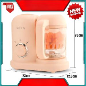 เครื่องปั่นข้าวทารกและเครื่องนึ่งบดอาหารทารกไฟฟ้าสำหรับเด็ก ช่วยให้การเตรียมอาหารเสริมเด็กเป็นเรื่องง่ายและปลอดภัย บดอาหาร ใช้งานสะดวกทุกวัน