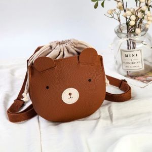 New Korean-style popular bear and bunny childrens drawstring backpack Childrens Versatile Small Backpacks Street Fashion Bags Wholesale