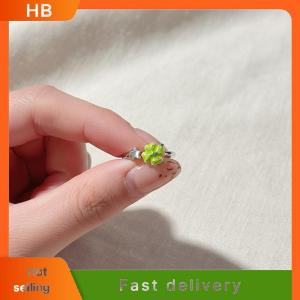HB Y2K FourLeaf Clover Star Ring Adjustable Women Trendy Jewelry Special Design For Party Gifts and Events