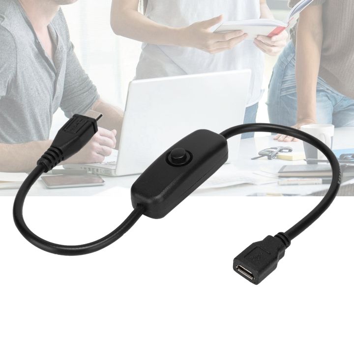 SUNGOOYUE Micro USB Switch On Off Cable Female to Male Extension Cable ...