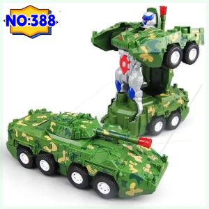childrens toy Electric universal tank car automatic release tank toy car music light military model toys for kids