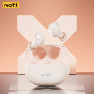 Realfit F4 AI Noise Cancelling Bluetooth Earphone dengan Kontrol Mikrofon Aplikasi Kustomisasi EQ Latensi Rendah