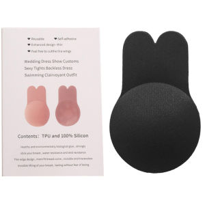 【BUY 2 FREE 1】Women Push Up Bras Self Adhesive Silicone Strapless Invisible Bra Reusable Sticky Breast Lift Tape Rabbit Nipple Cover Bra Pads