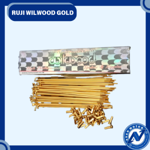 Ruji Jari Jari Wilwood Gold Ruji Motor Warna Emas Original Wilwood