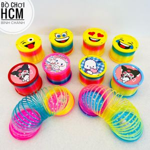[PHÁT SÁNG] Đồ chơi trẻ em lò xo cầu vòng ma thuật có đèn chiếu sáng rainbow dễ thương dành cho bé khám phá giảm stress