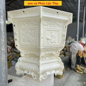 Khuôn đúc chậu lục giác 60 và chân đôn