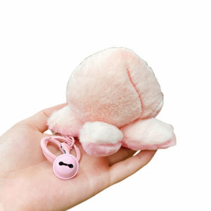 NOVELLEO Dưa hấu  Dây Chuyền Bằng Lông Trái Cây Cam Mô phỏng Móc khóa thú nhồi bông trái cây Dễ thương Đào Durian Búp bê nhồi trái cây  Dây Ba Lô