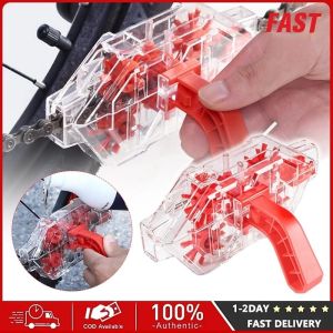 Transparent Full Surround Bike Chain Cleaner Universal Cycling Maintenance Tool