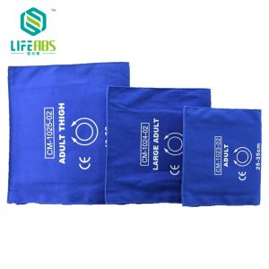 Adult Blood Pressure Cuff Nibp Cuffs  Blue cotton Cuff Reusable Blood Pressure Cuffs Nibp Cuff Double Tube for Min*dr*ay Mec1000 Patient Monitor
