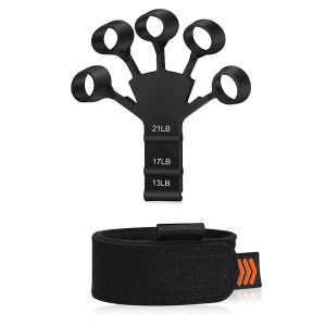 Kebidumei Grip Strength Trainer Silicone Finger Stretcher Adjustable Practical  Climbing Grip Strength Trainer To Relieve Arthritis