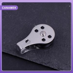 【CANAMEK】 25Mm 316 Thép Không Gỉ Ròng Rọc Bánh Xe Duy Nhất Tải Mang Xoay Nâng Dây Ròng Rọc Cho Khối Dây Á Hậu Kayak Thuyền Accessorie
