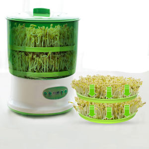 Bean Sprouts Machine เครื่องปลูกถั่วงอกอัตโนมัติ 2 ชั้น ความจุขนาดใหญ่ 220V อเนกประสงค์ สําหรับบ้าน