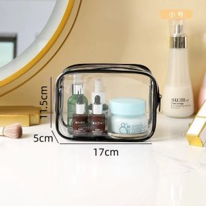 Transparent PVC Cosmetic Bag Travel Portable Washing Bag Waterproof Storage Bag Cosmetic Bag Beauty