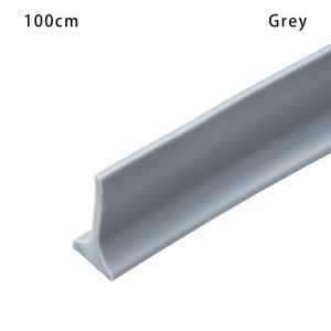 MYTHIS Bathroom Accessories Shower Dam Barrier Shower Dam Flood Barrier Dry and Wet Separation Water Stopper Door Bottom Sealing Strip Water Retaining Strip Self-Adhesive