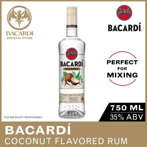 BACARDI Coconut Rum - 750ml 35% ABV - Perfect blend of white rum and essence of real coconut