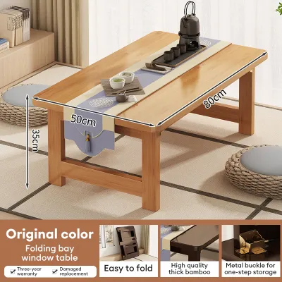 Side Table Tatami Table Sofa Side Table Household Low Table Northern Europe Table Portable Folding Tables Small Coffee Table