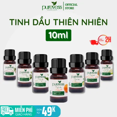 Tinh dầu xông phòng Purevess tinh dầu thiên nhiên giúp thư giãn và đuổi muỗi dung tích 10ml