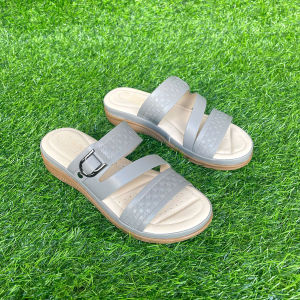 Dép nữ đế bằng 4cm Trường Hải 2 màu thời trang cao cấp DN155