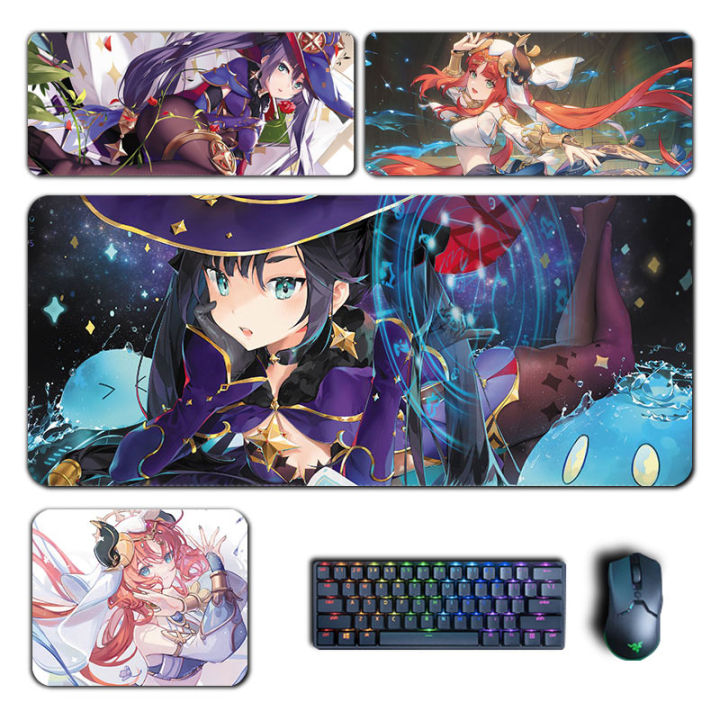 Mona Nilou Mouse Pad Genshin Impact large Mousepad Genshin Mona ...