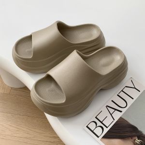 [Free Shipping] New WomenS Summer Outdoor Slippers With Thick Soles Height-Increasing Non-Slip EVA Material Stylish Versatile And Suitable For Home Wear