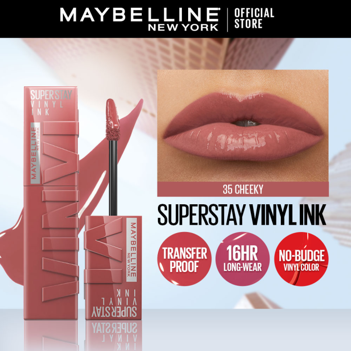 Maybelline SuperStay Vinyl Ink Liquid Lipstick, Fearless 