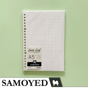 SAMOYED LL-11 Loose Leaf A5 20 Holes isi 60 Lembar Plain Ruled Grid Dotted / Polos Garis Kotak Titik