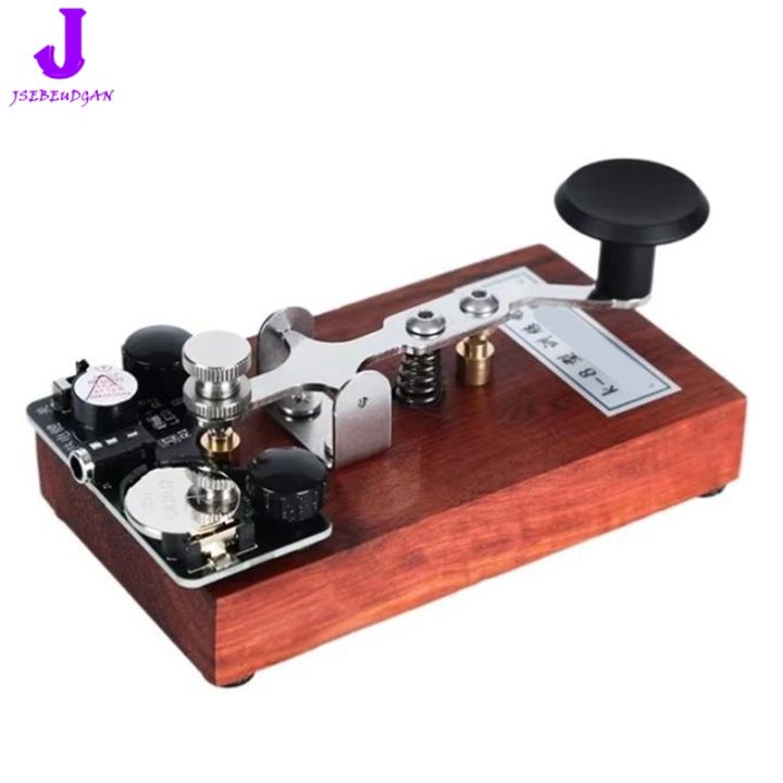 K-8 Hand Manual Training Key CW Morse Code Keyer Shortwave HF Sound and ...