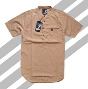 PROMO Baju lebaran 2025 Koko Kurta Pria Dewasa Lengan Pendek Material Catton OXSPORD