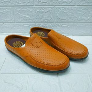 Sepatu Sandal Selop Karet Pantofel Bustong Pria Dewasa Formal Anti Air ATT ABK