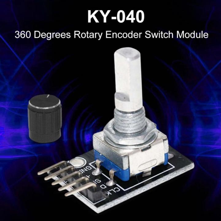 HW-040 360 độ Quay Encoder mô-đun chuyển đổi 5V ROTARY Encoder mô-đun ...