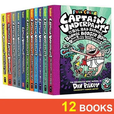 Captain Underpants in Full Colour (12 Books)