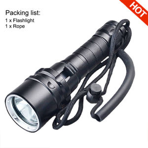【Hot Selling】Underwater Waterproof Flashlight 3000 Lumens IPX8 Scuba Diving Light Outdoor Camping torch 150M Underwater Waterproof LED Diving Flashlight Torch