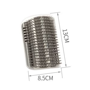 Soft Cat Corner Self Groomer with Catnip Wall Corner Massage Comb Corner Scratcher Pet Grooming