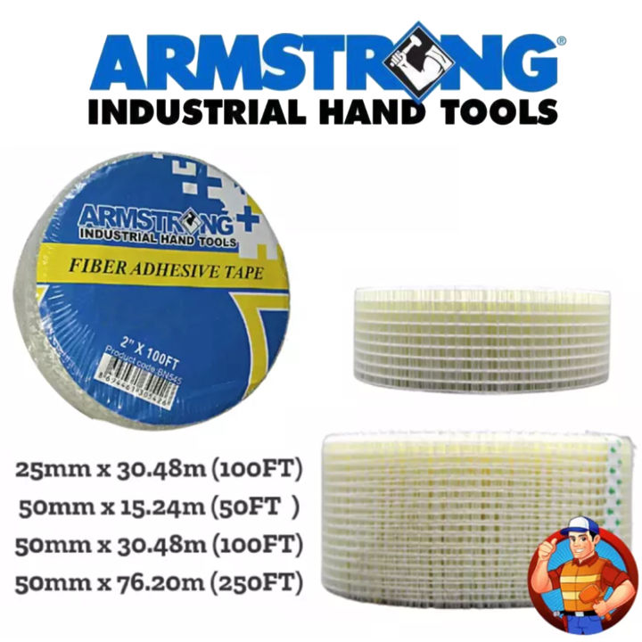 ARMSTRONG SelfAdhesive Fiberglass Mesh Tape / Gypsum Tape / Gasa Tape
