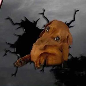 V-ELECTRONIC อุปกรณ์ตกแต่งภายนอก สร้างสรรค์ รอยขีดข่วน สติกเกอร์การ์ตูน สติ๊กเกอร์ติดรถ สติ๊กเกอร์เฟรนช์บูลด็อก แมวสัตว์เลี้ยง สติ๊กเกอร์ไฟหน้า Marks