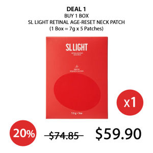 (SL LIGHT) Retinal Age-Reset Neck Patch (1 Box = 7g x 5 Patches) - COCOMO