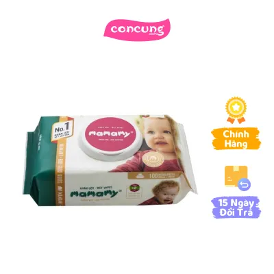 Khăn ướt Mamamy không mùi 100 tờ