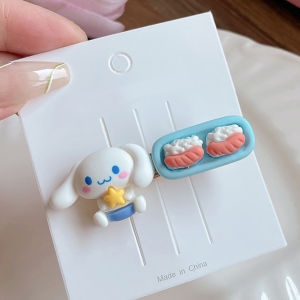 Dễ Thương 3D Nhật Bản Sanrio nhân vật hoạt hình Macaron Kẹp Tóc kẹp tóc Cho Trẻ Em Cô Gái Duckbilled Clip kẹp tóc ngắn Phụ kiện tóc