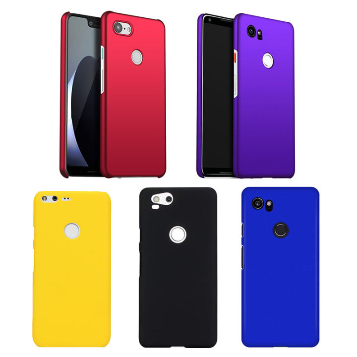 Hard PC Case For Google Pixel 2 XL 3 3XL Matte Plastic Phone Cases