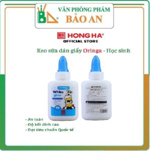 (combo 2 lọ) Keo sữa dán giấy cho học sinh Oringa Hồng Hà - 3500
