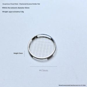 xpkQ Stainless Steel Incense Holder Grid Base Incense Coil Holder Mesh Rustproof Heatproof For Home Yoga Meditation 9Y3K6