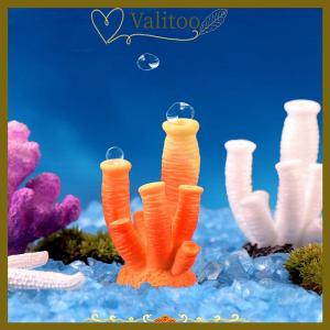 [Valitoo] Colorful Mini Artificial Coral Cute Ornamental Fish Gifts Aquarium Decor Multicolor Resin Fashion Diy Art Craft Fish Tank Decoration