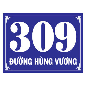 Bảng số nhà - chất liệu số nhà mica - bảng bền đẹp chất lượng đẹp - Giá rẻ - Tặng keo dán để dán bảng số nhà