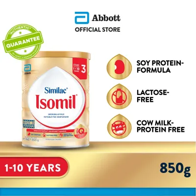 Isomil Stage 3 Soy Growing-Up Formula 850G (1-10 years)