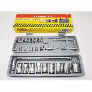 Kunci Sock / Kunci Socket / Kunci Shock / Kunci Sok Wrench 27 pcs Kenmaster Toolkit Set