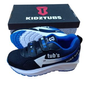 Sepatu Sekolah Anak Laki Laki Perempuan Sepatu Warna Hitam Murah Tali Perekat Rekat Kecil Tanggung Umur 2-5 Tahun PAUD TK SD SMP SMA Kelas 1 2 3 4 5 6 7 8 9 0-KIDZTUBS152301191523011924